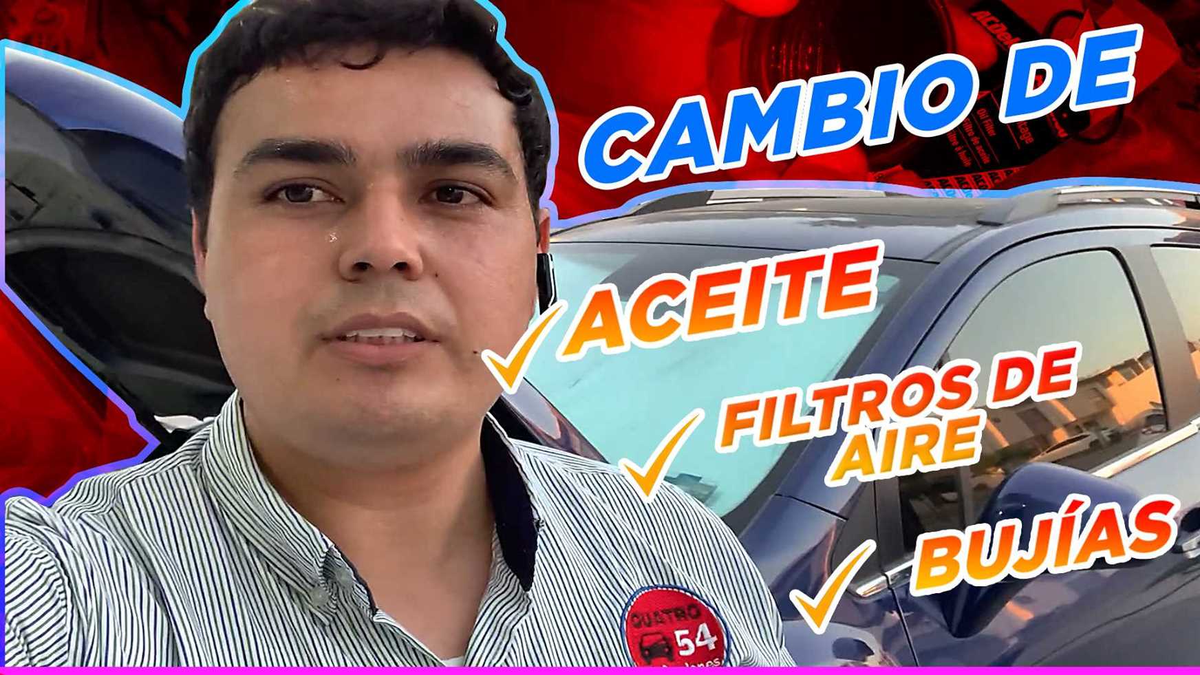 Cuatro54 Refacciones Facebook ad: Cambio de Aceite | Filtro de Aire | Bujías