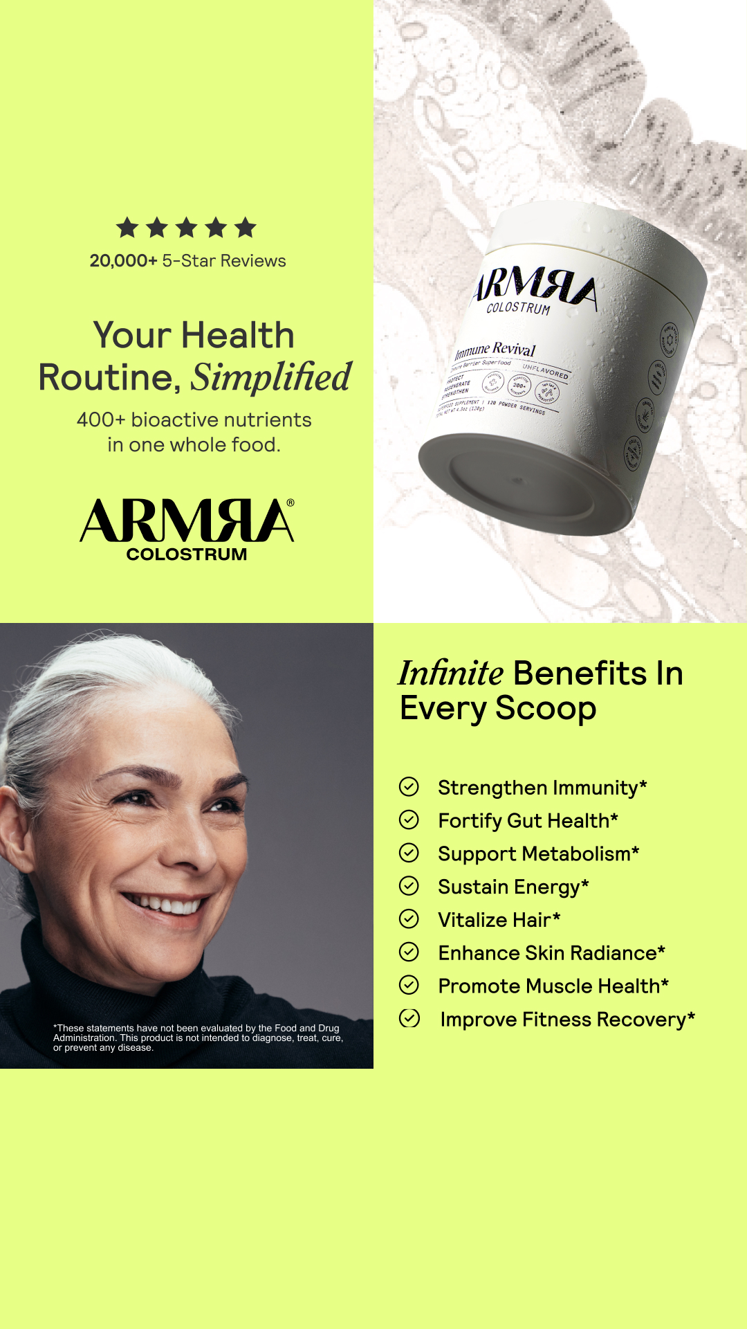 ARMRA Facebook ad