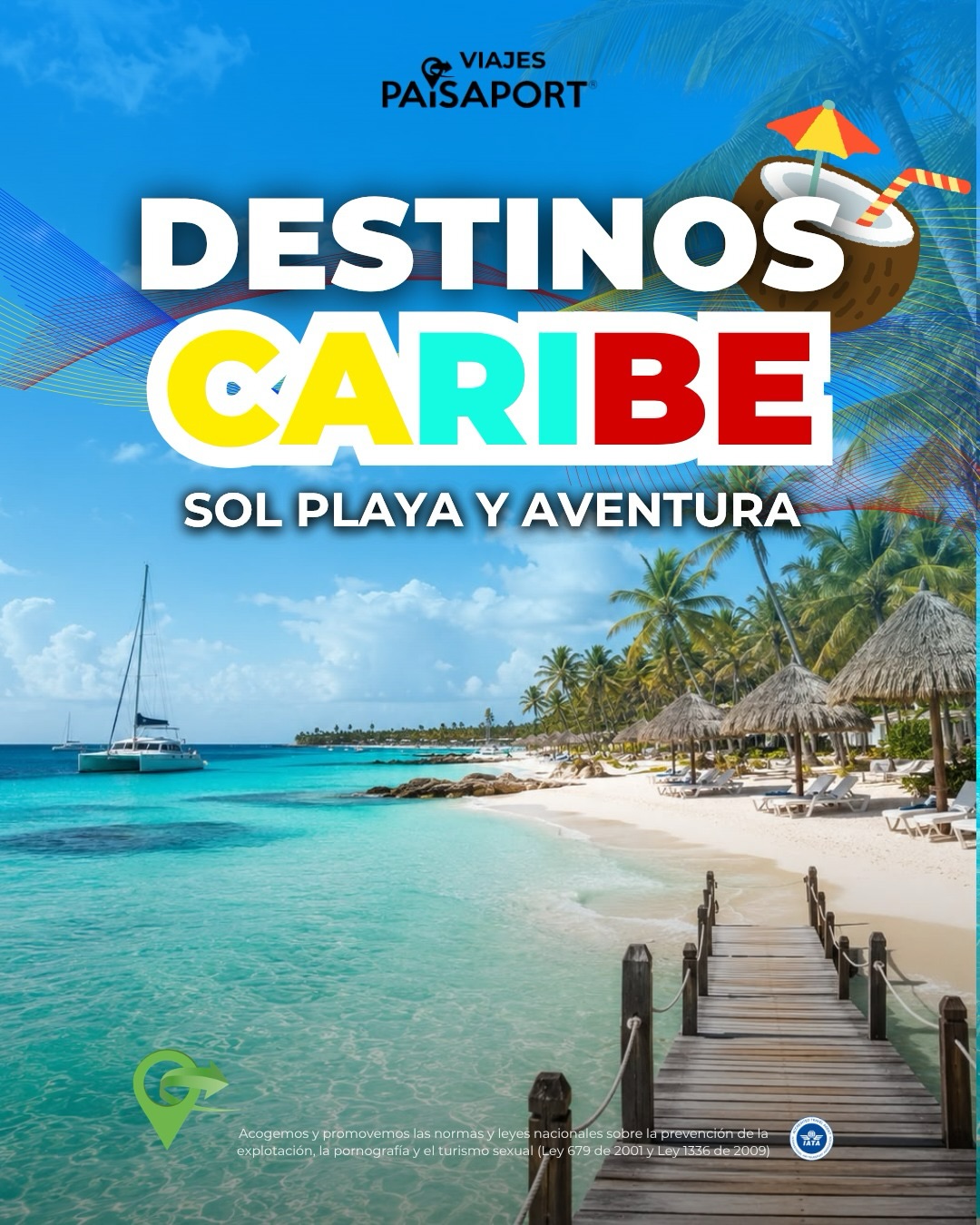 Viajes Paisaport Facebook ad: El Caribe es ese destino donde el mar…