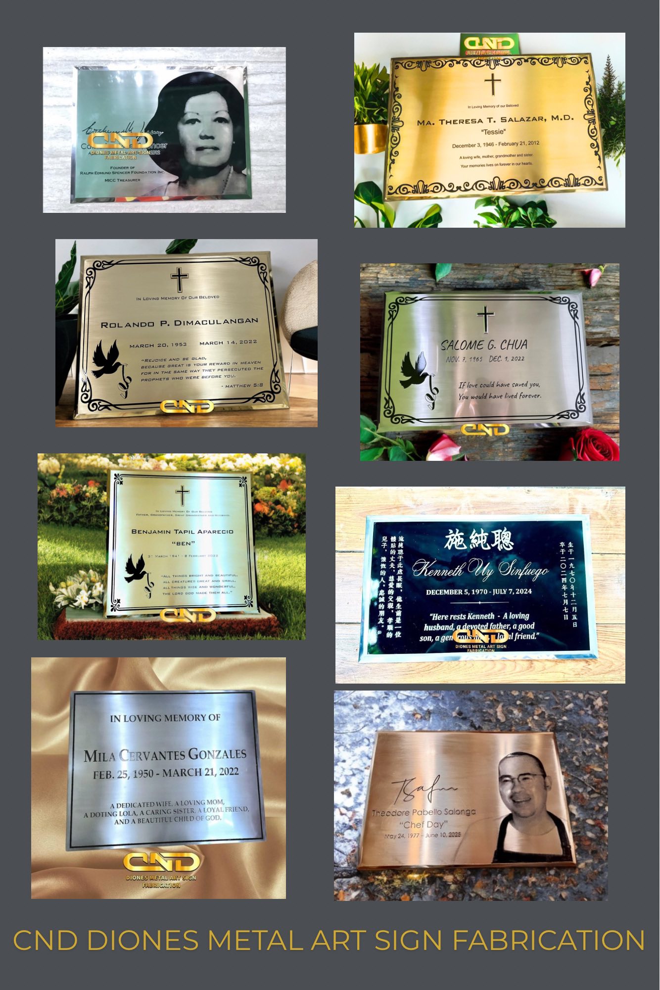 CND Diones Metal Art Sign Fabrication Facebook ad