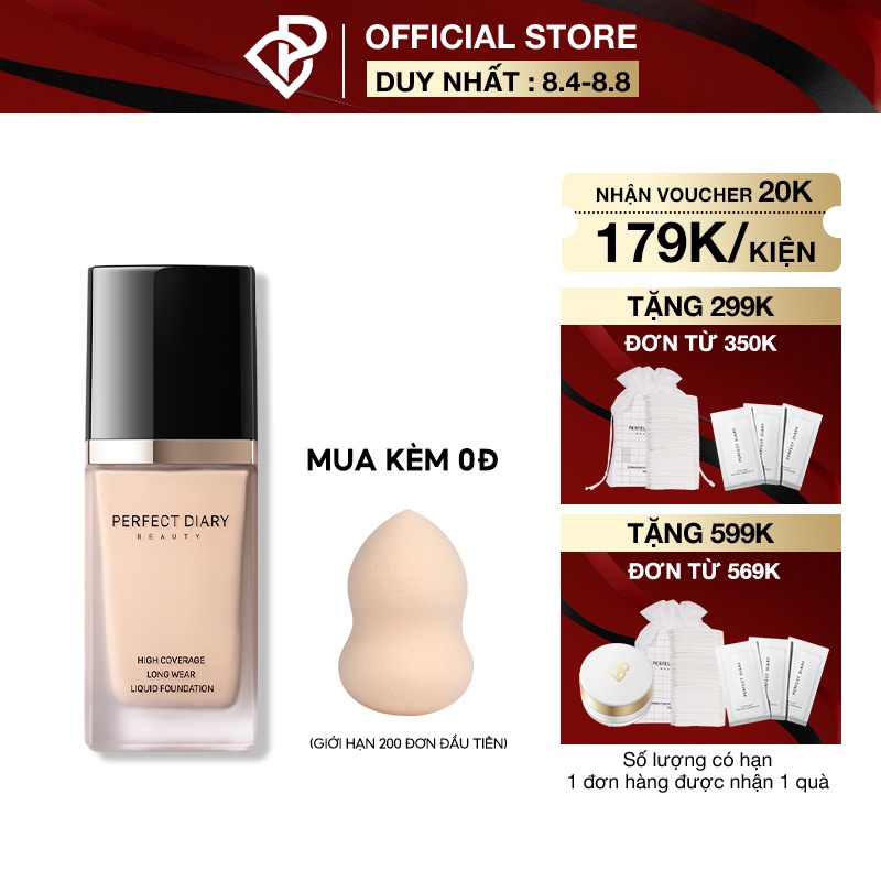 Perfect Diary Beauty Facebook ad: ƯU ĐÃI ĐỘC QUYỀN
