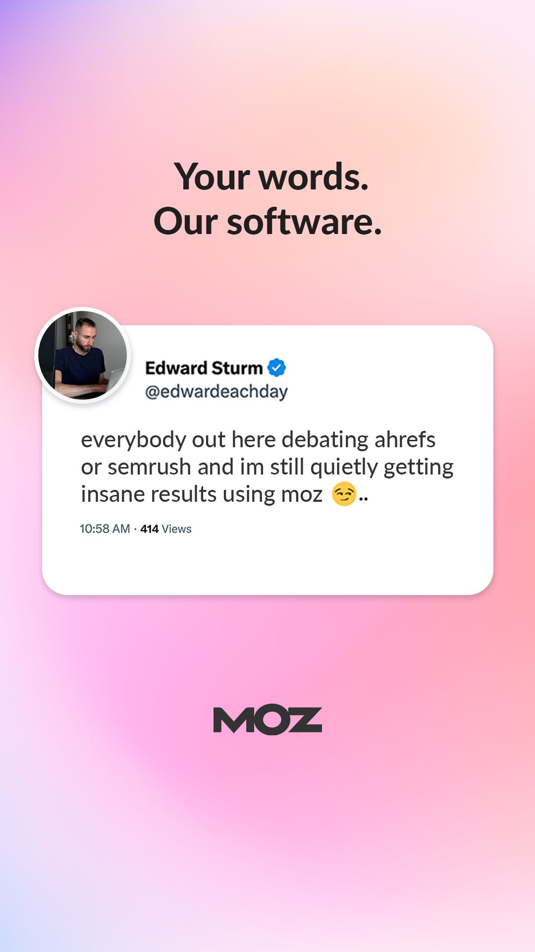 Moz Facebook ad