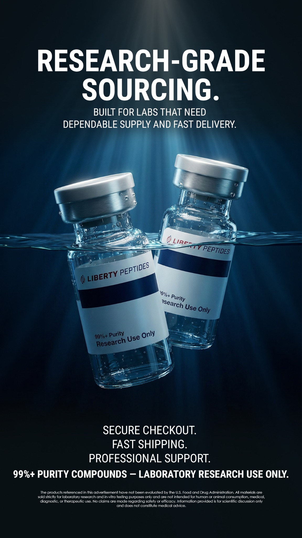 Liberty Peptides Facebook ad