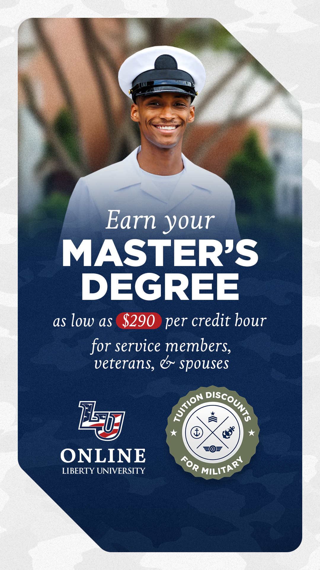 Liberty University Online Programs Facebook ad
