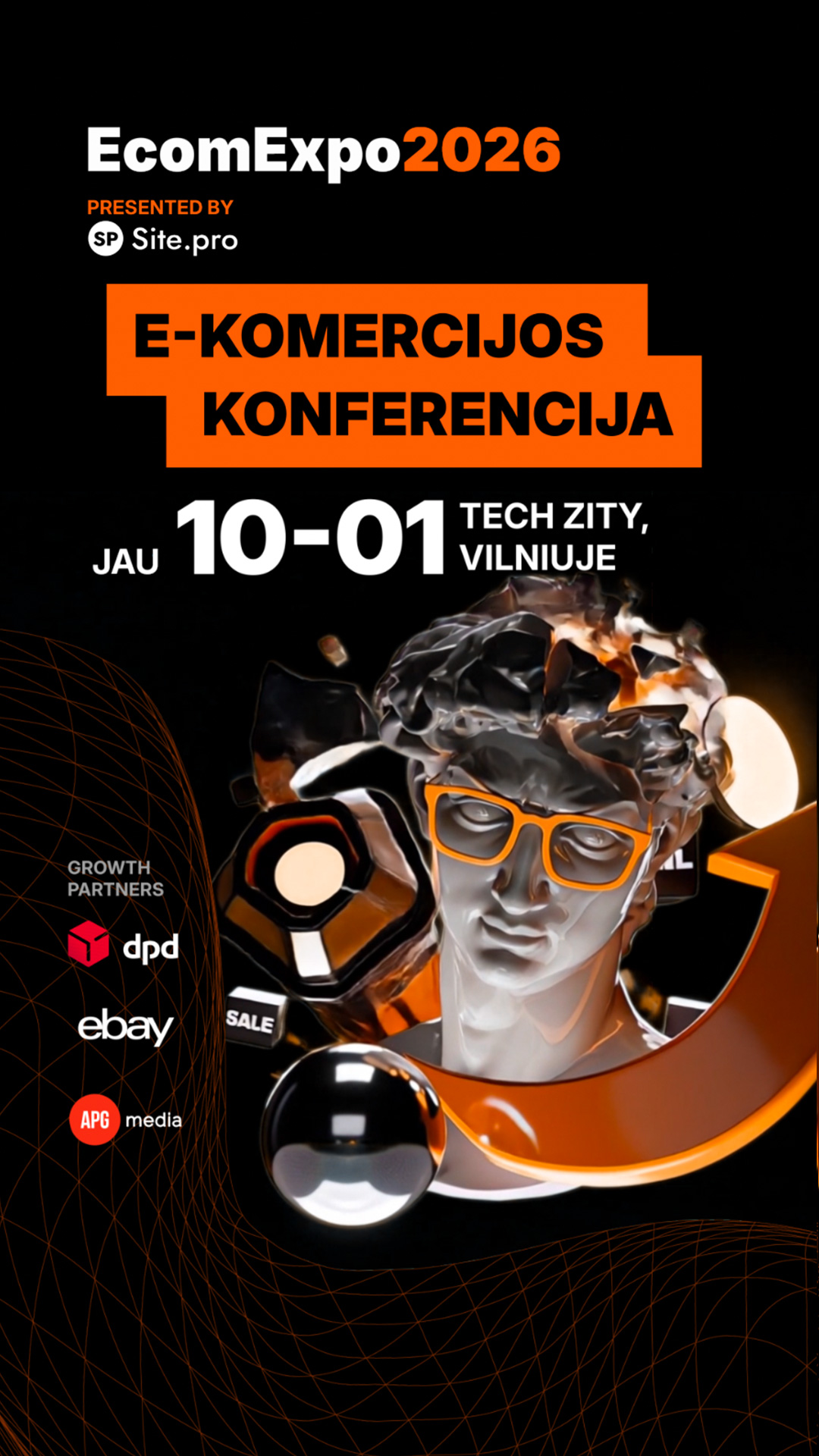 Ecomexpo Facebook ad: Join 800+ E-Commerce Pros in Vilnius