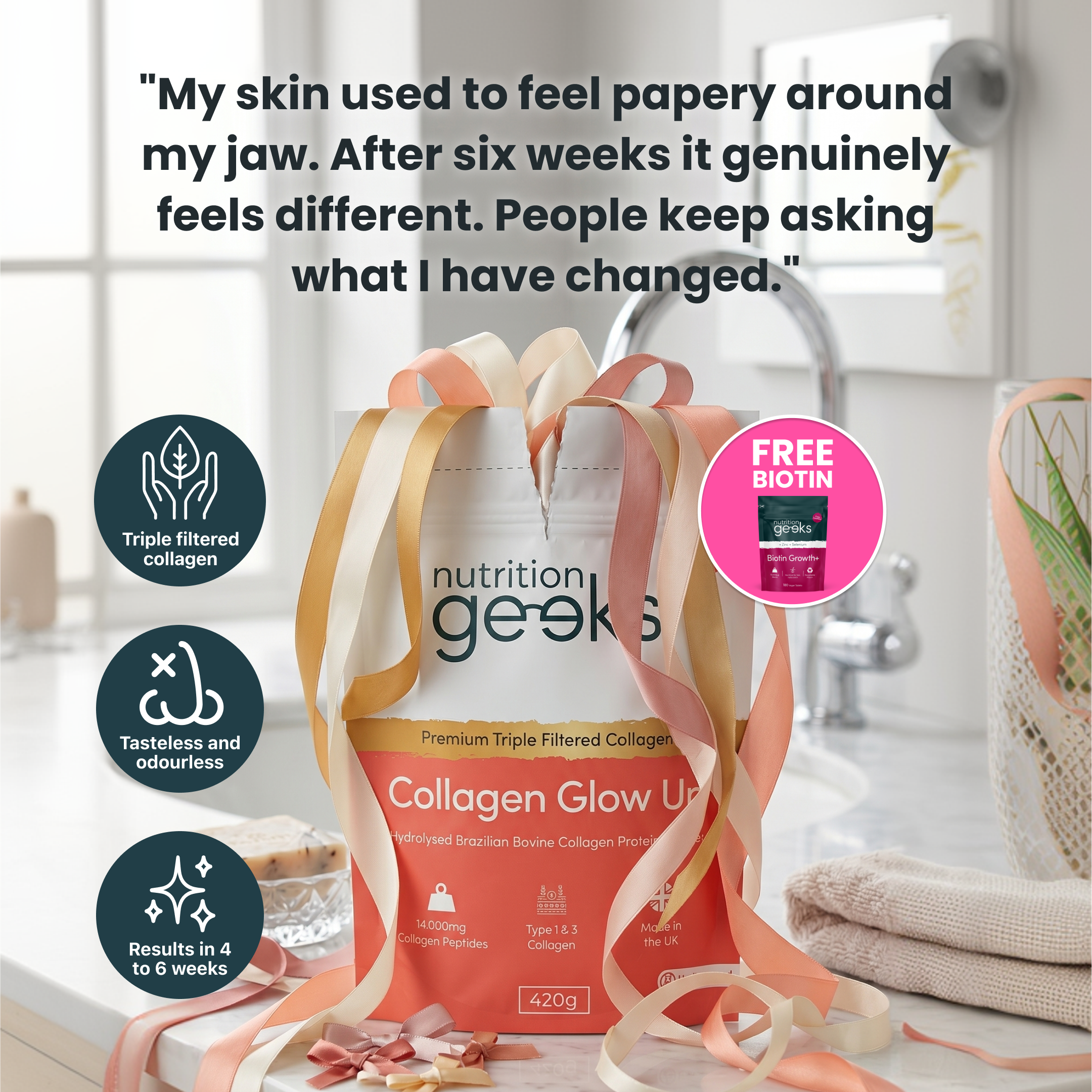Nutrition Geeks Facebook ad