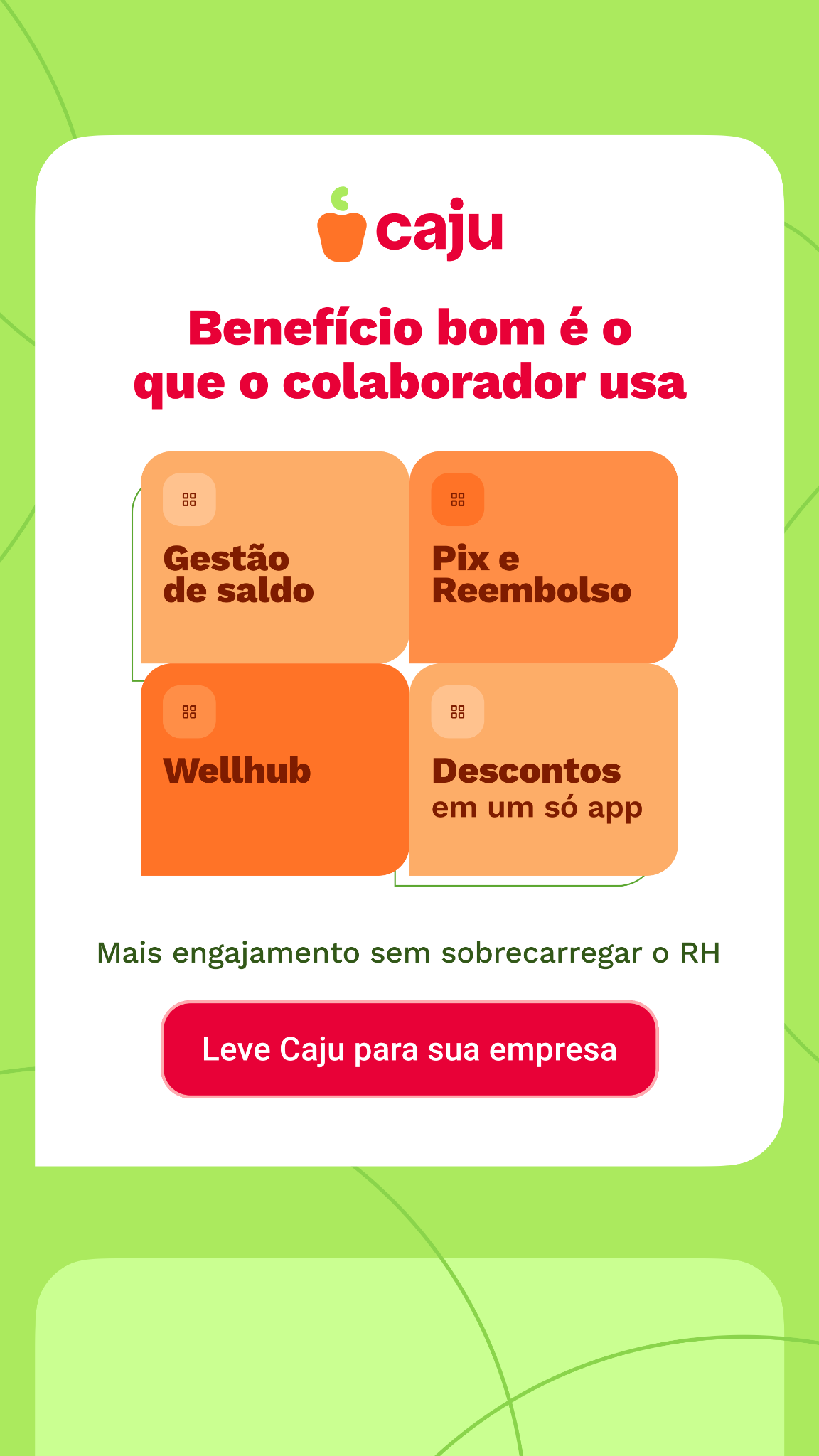 Caju Empresa Facebook ad