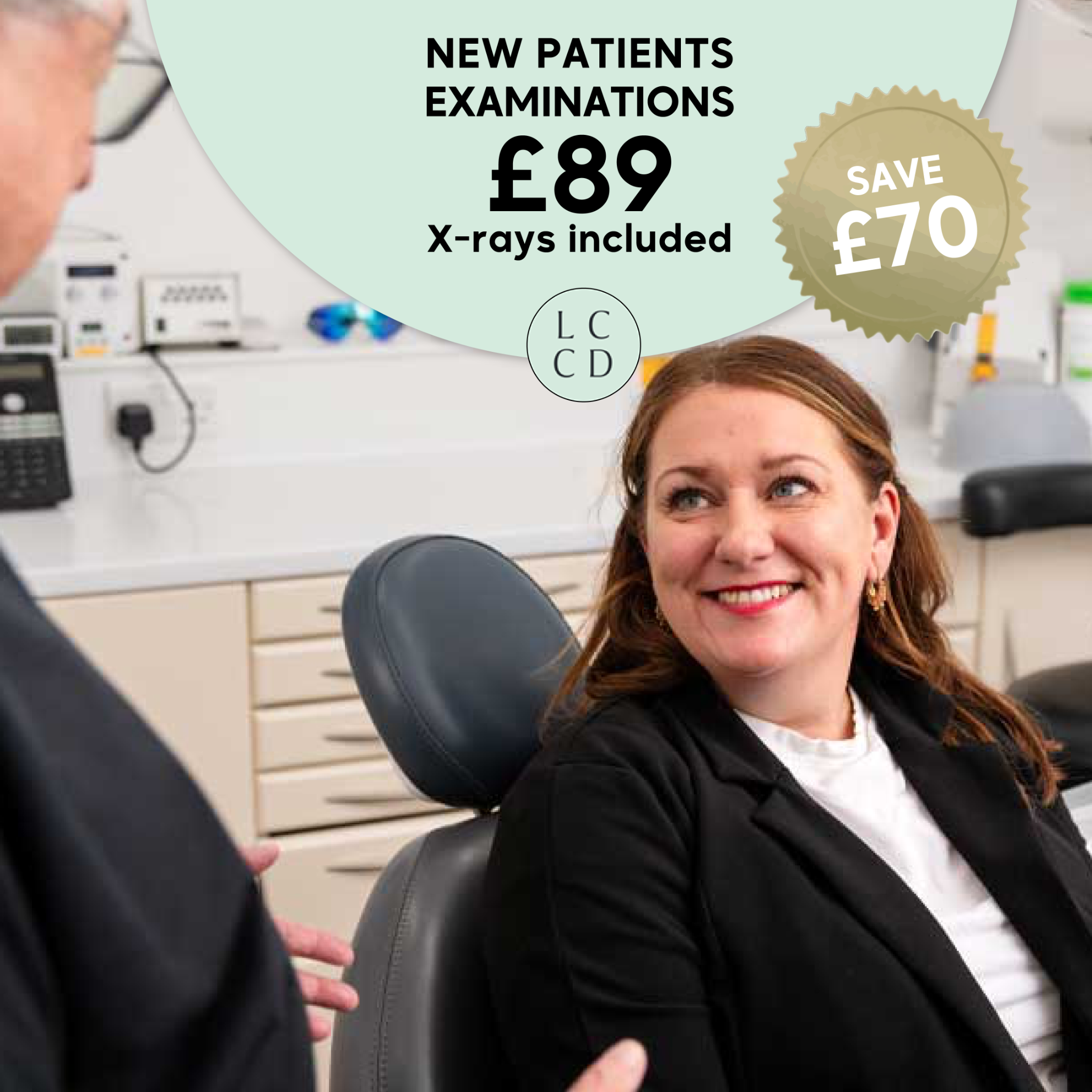 The London Centre for Cosmetic Dentistry Facebook ad: Chat With Us