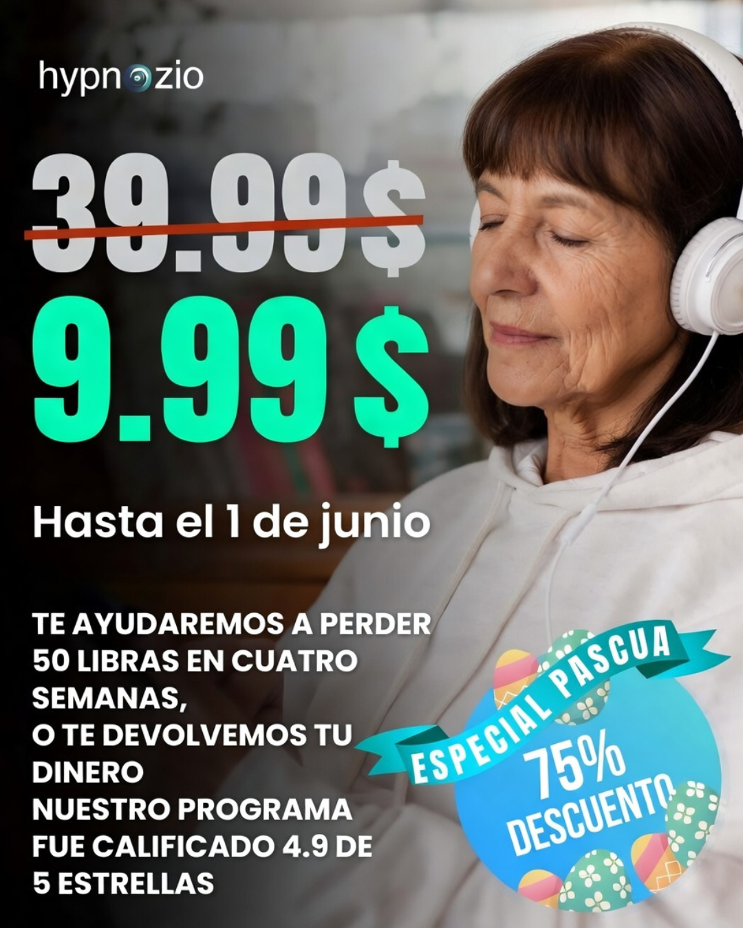 Hypnozio: power of hypnotherapy Facebook ad