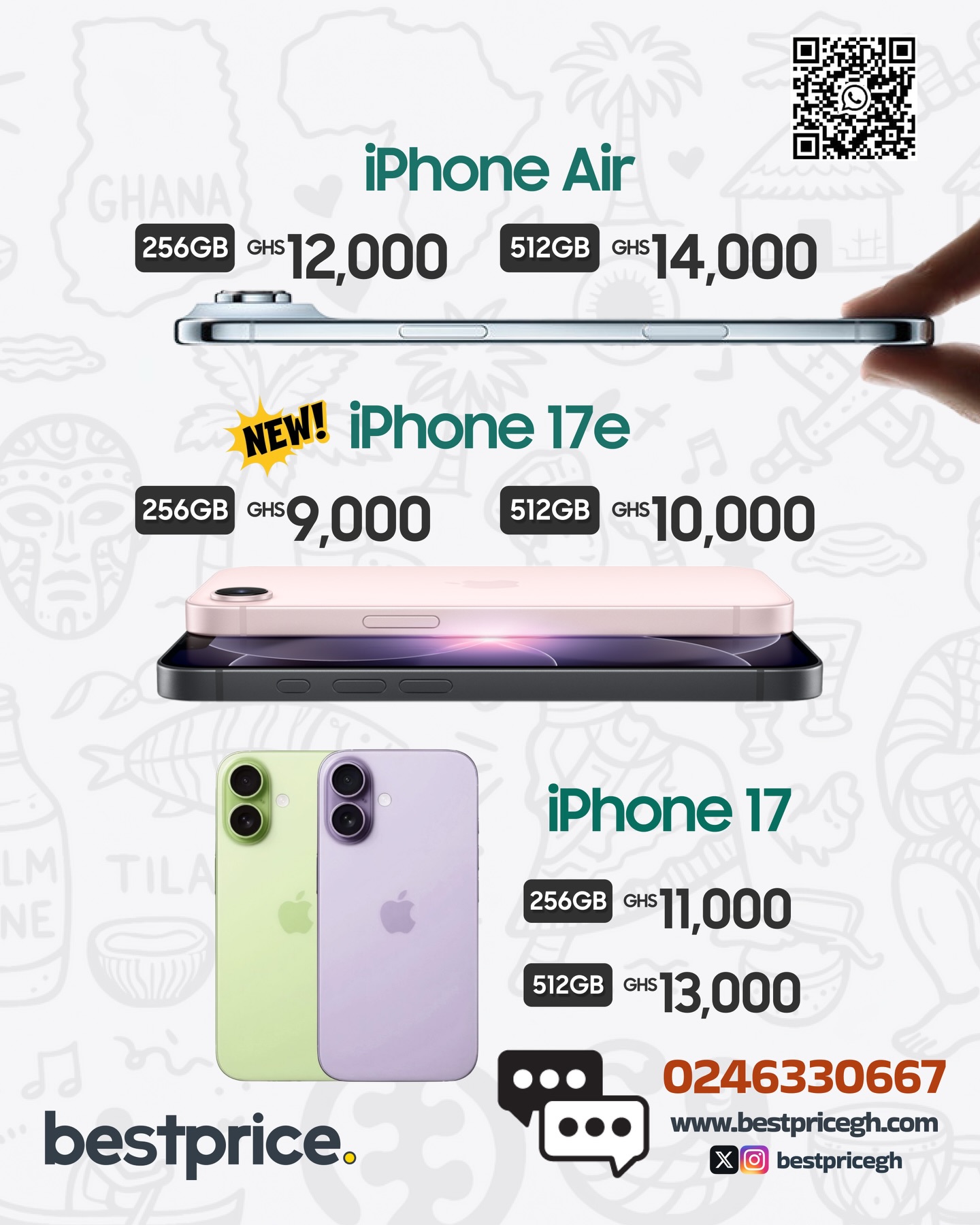 BestPrice Ghana Facebook ad: Get amazing deals on the latest iPhones, Macbooks…