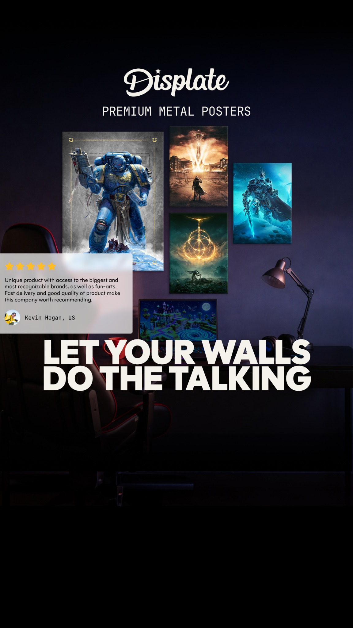 Displate Facebook ad