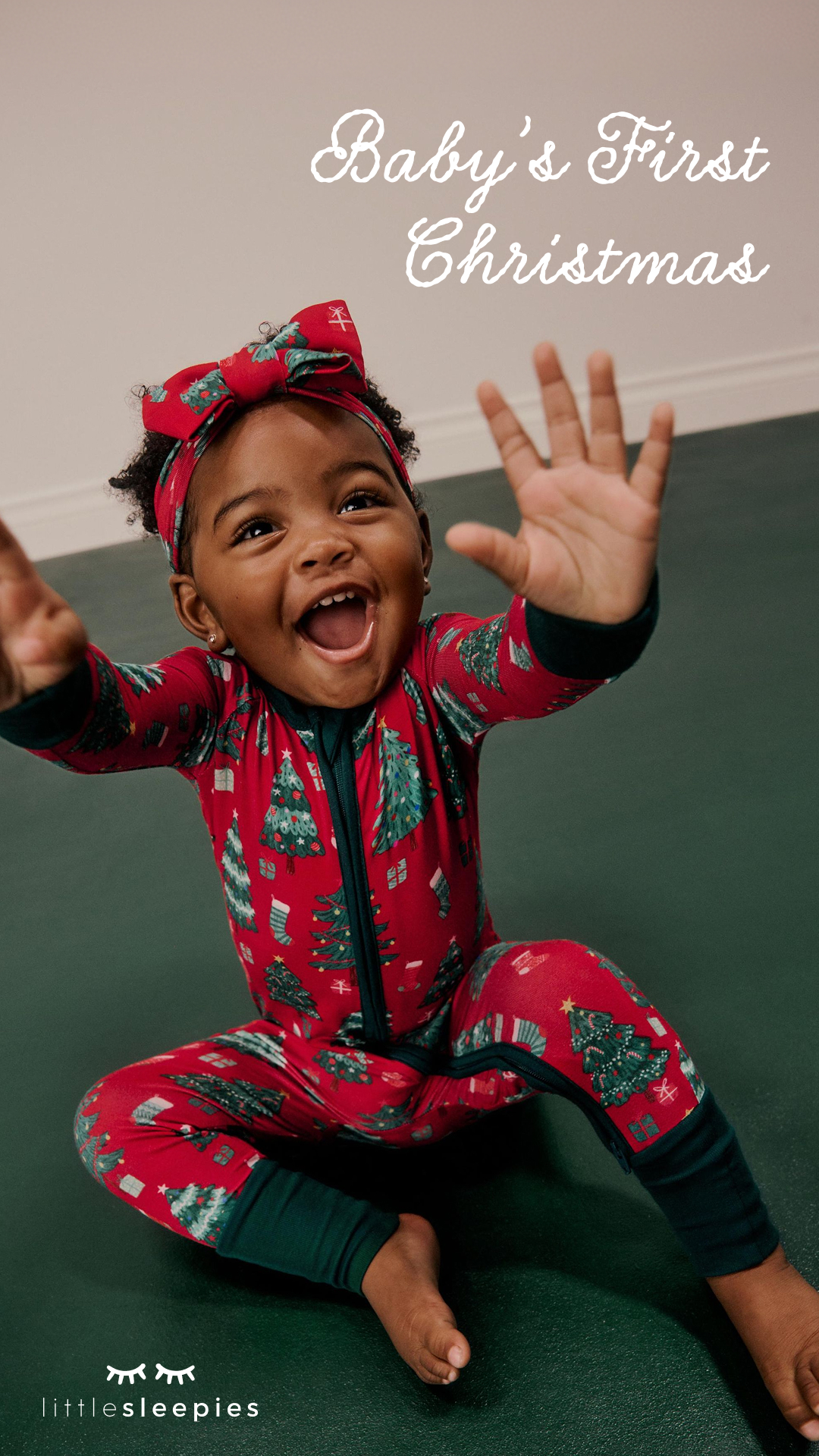 Little Sleepies Facebook ad: Baby's First Christmas