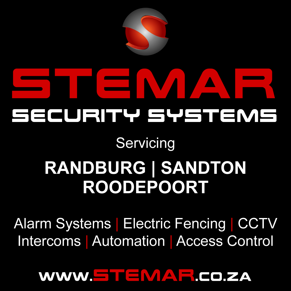 Stemar Security Systems Facebook ad: Protect What Matters Most with Stemar Security Systems