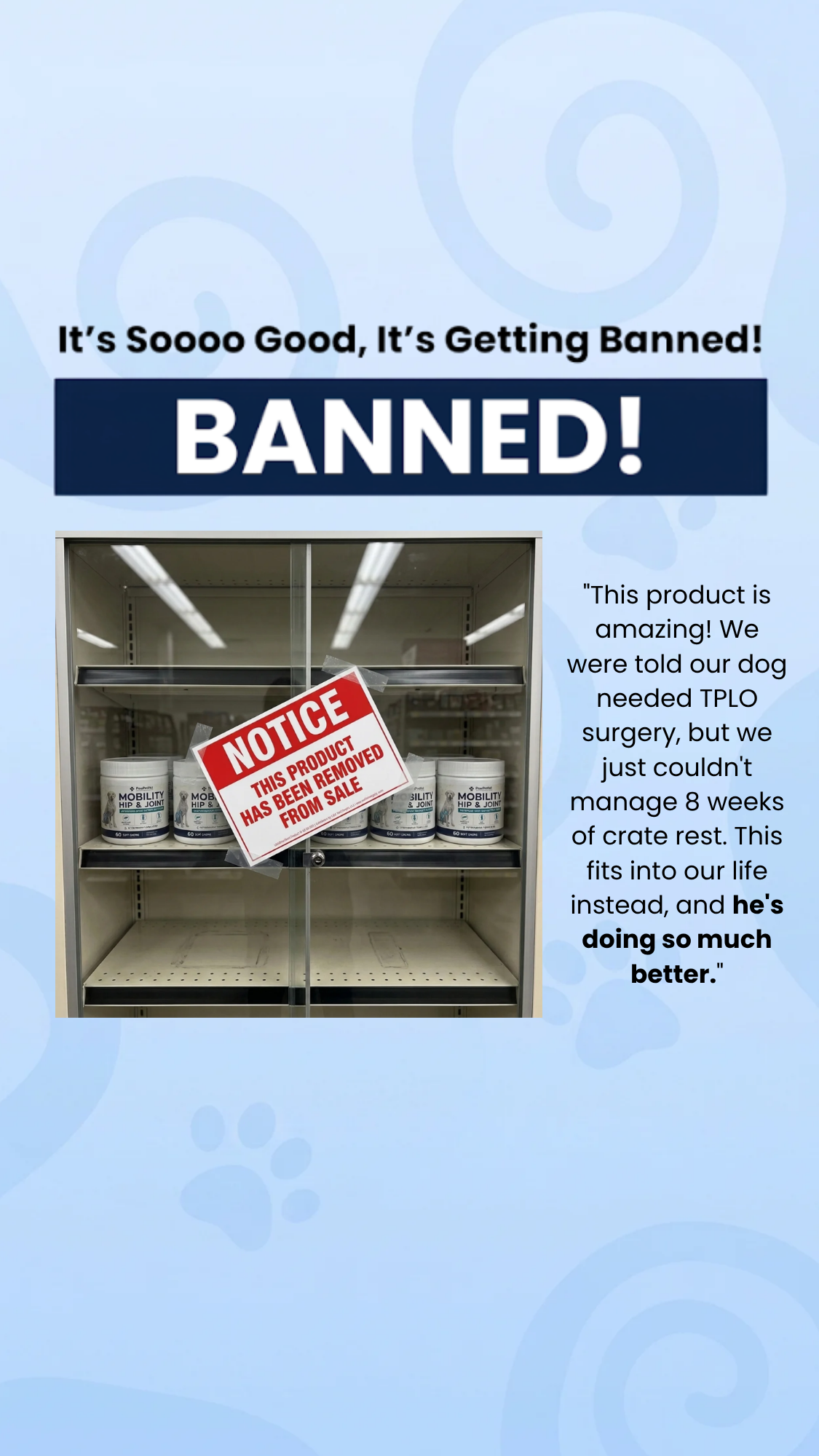 Paw Pro Vet Pets Facebook ad: 10,000+ Dogs Love Paw Pro Vet