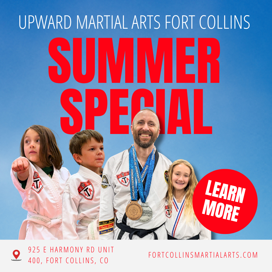 Upward Martial Arts Facebook ad
