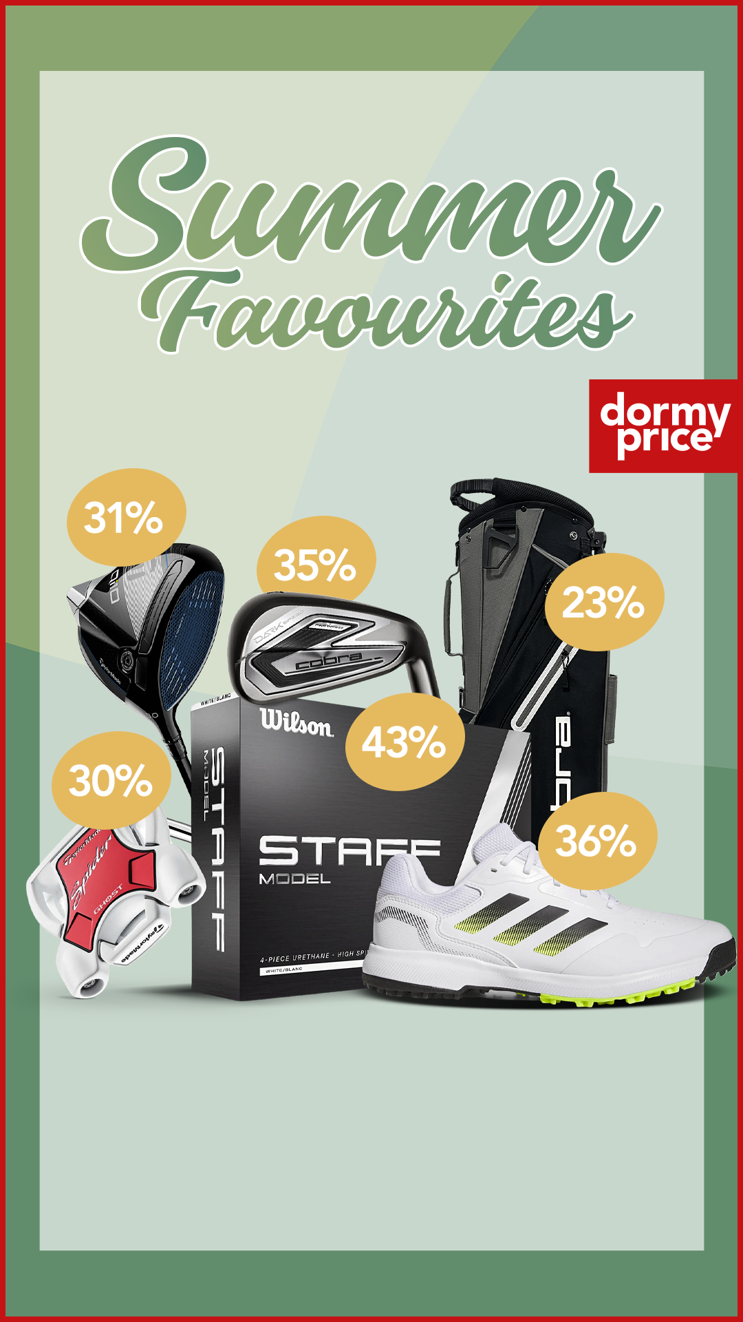Dormy Golf Facebook ad