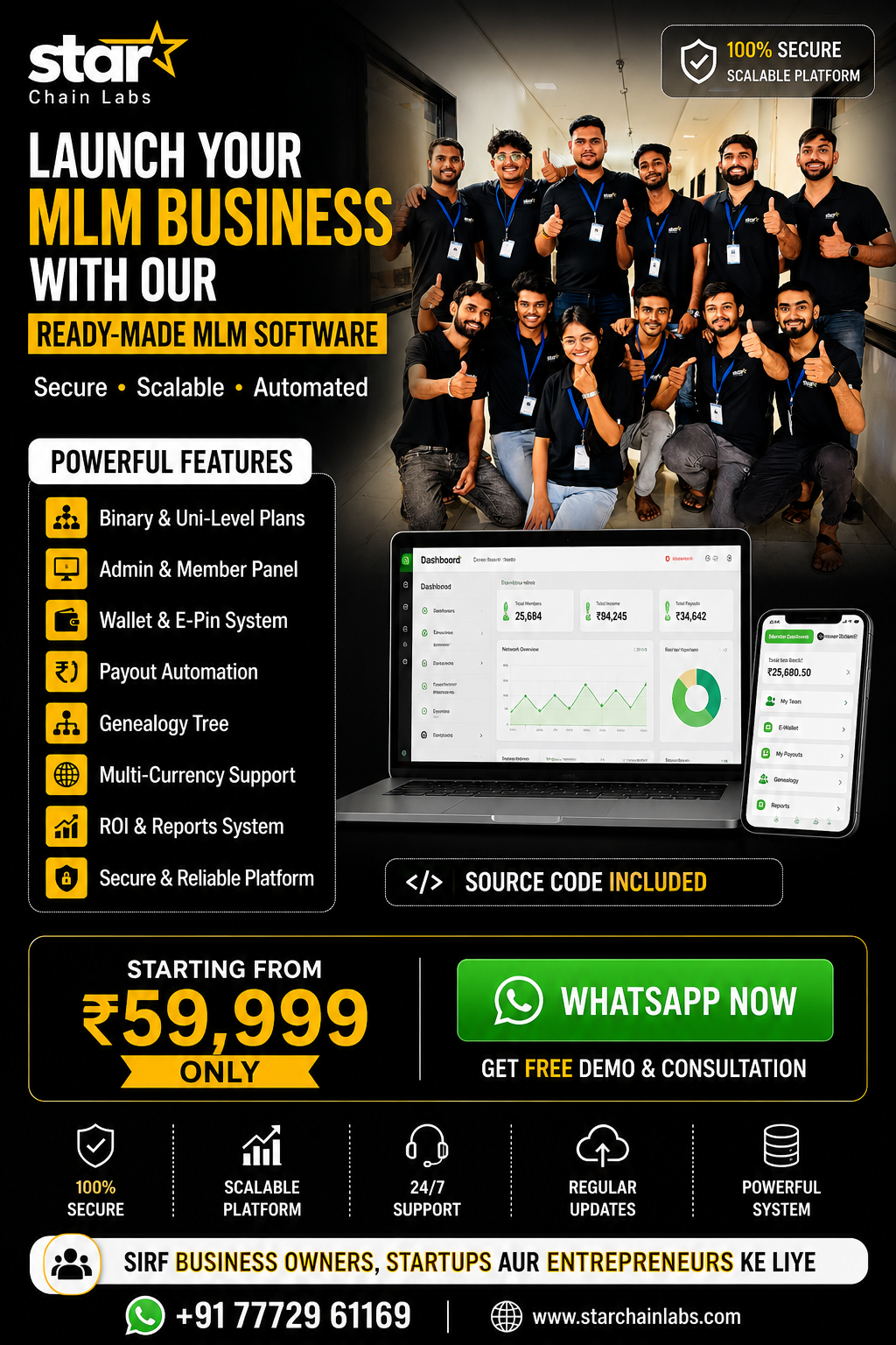 Star Chain Labs Facebook ad
