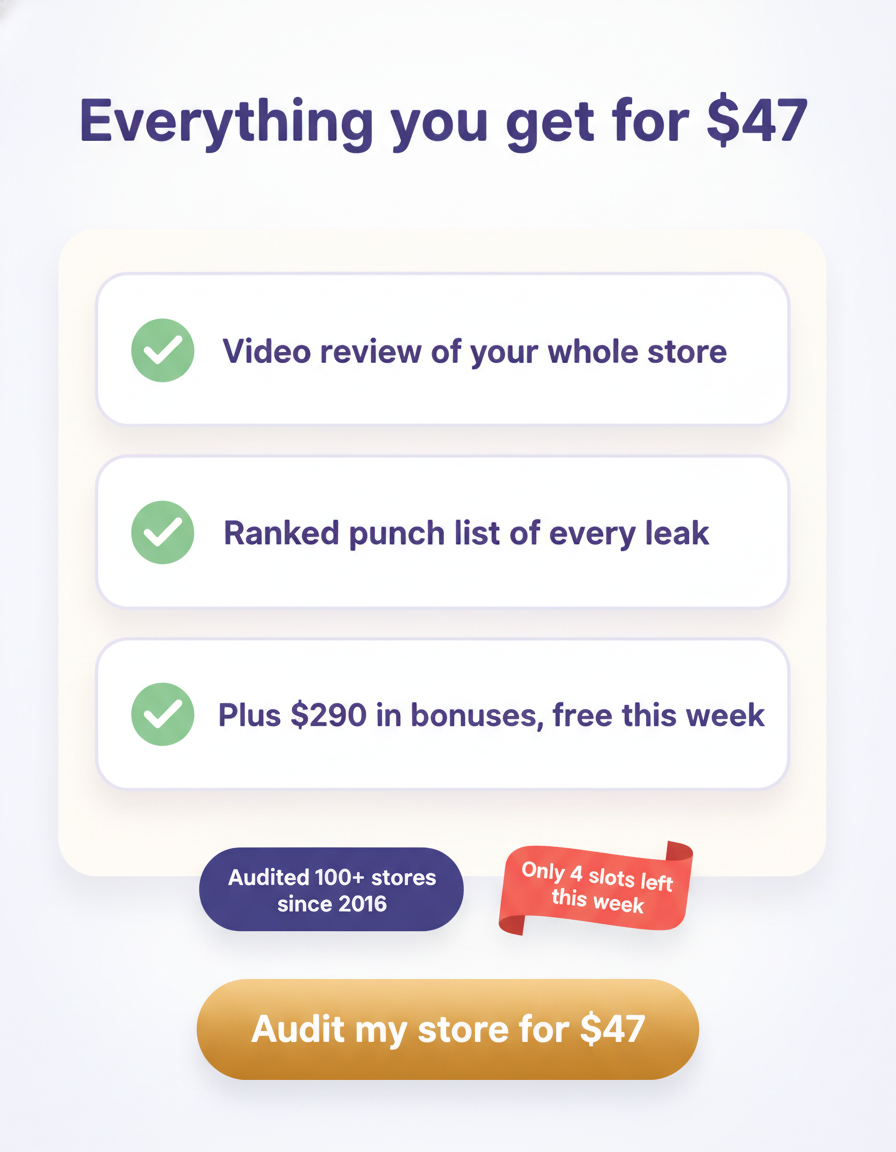 TaskHusky Facebook ad: $47 audit plus $290 in bonuses