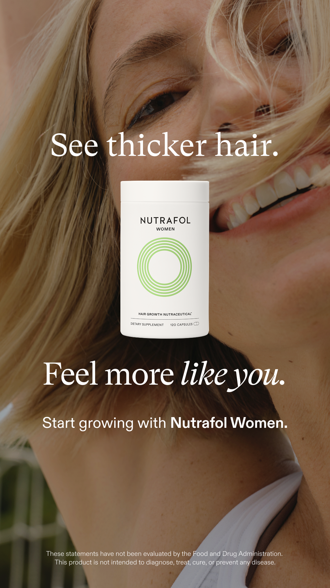 Nutrafol Facebook ad