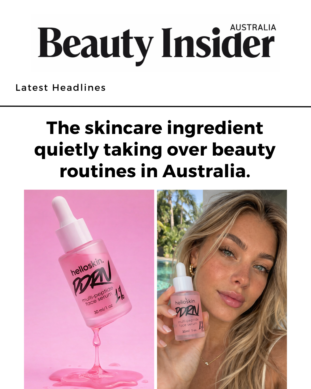 Helloskin Facebook ad