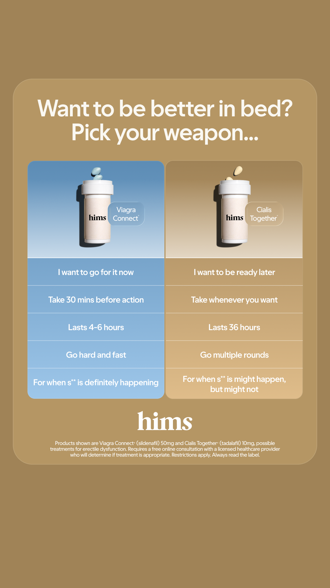 hims Facebook ad