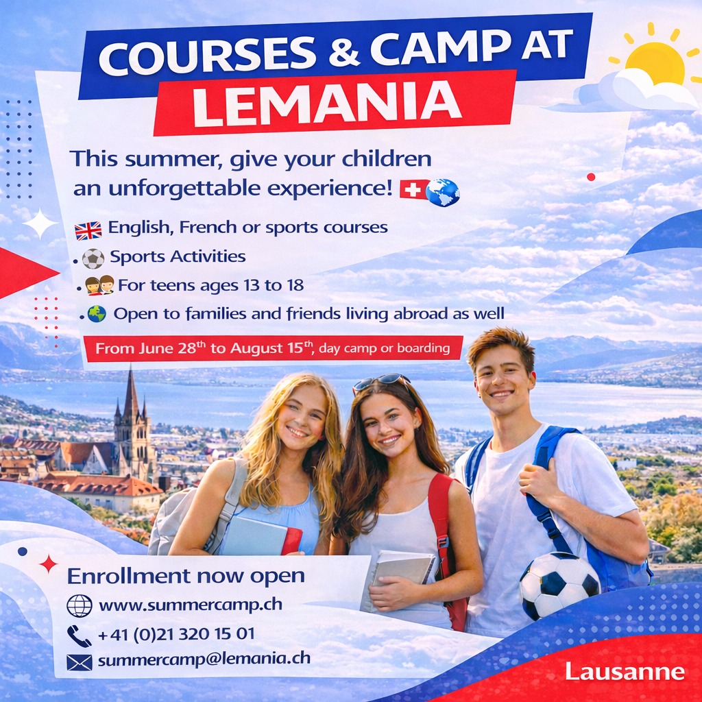 Ecole Lémania Facebook ad