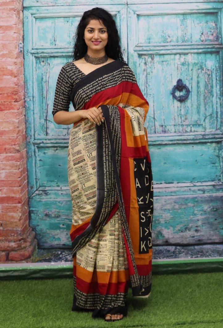 Khatri Creations Facebook ad: Premium Quality Cotton Sarees