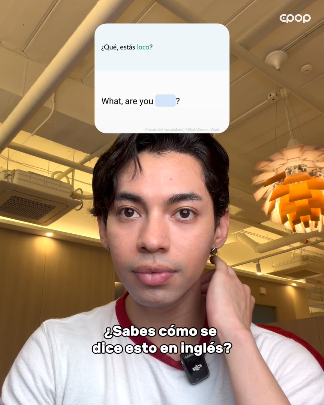 Epop: Inglés para la vida real Facebook ad from Jun 12, 2026