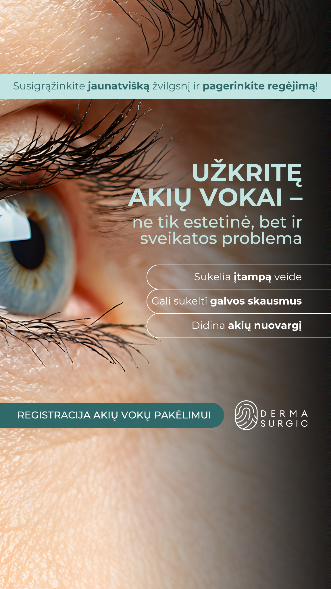 DermaSurgic estetinės medicinos ir chirurgijos centras Facebook ad