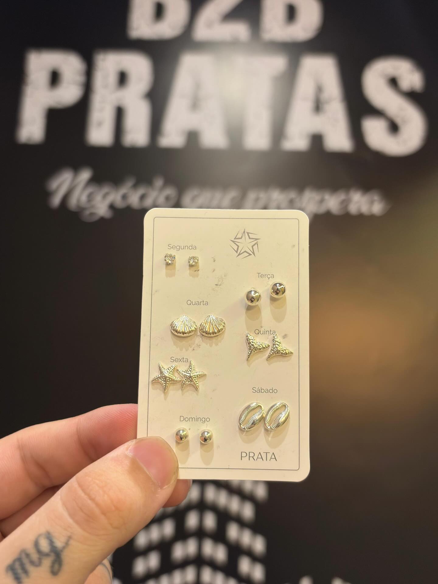 B2B Pratas Facebook ad: Cartelas de semaninhas, 21 pares por apenas R$119,00