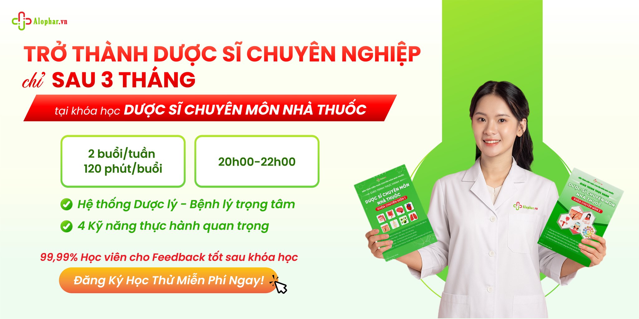 Alophar.vn - Nền tảng kiến thức chuyên môn Nhà thuốc Facebook ad: KHOÁ HỌC DƯỢC SĨ CHUYÊN MÔN NHÀ THUỐC…
