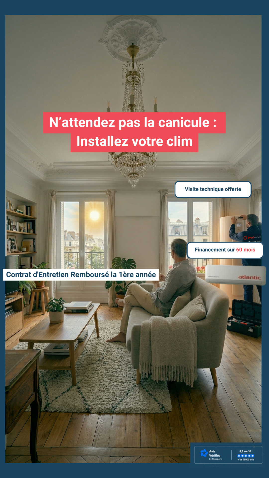 Mon chauffagiste privé Facebook ad from Jul 8, 2026