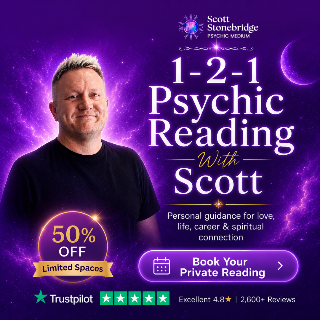 Scott Stonebridge Psychic Medium Facebook ad