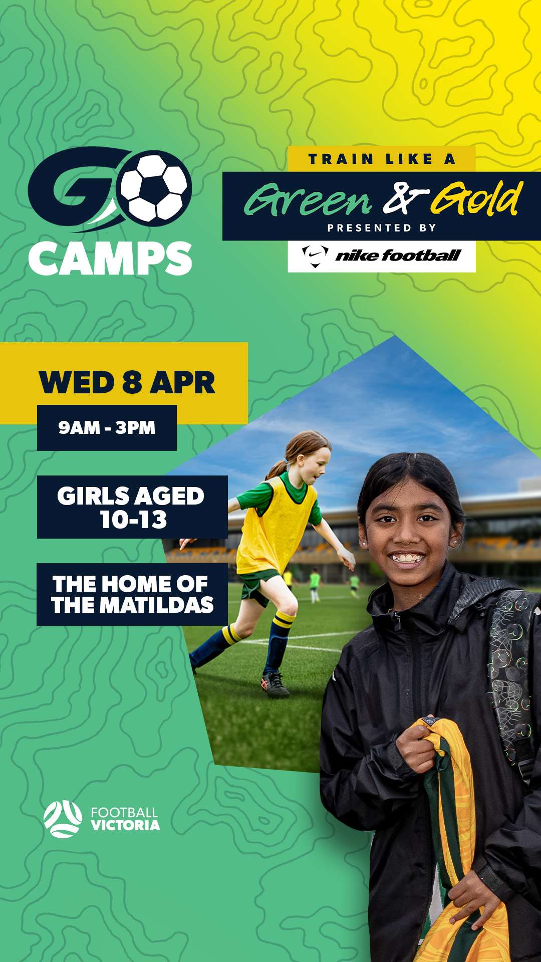 Football Victoria Facebook ad from Mar 30, 2026