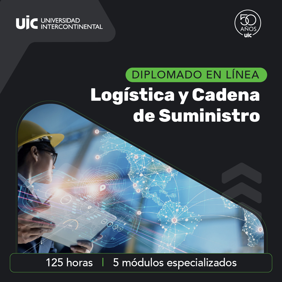 UIC Online Facebook ad