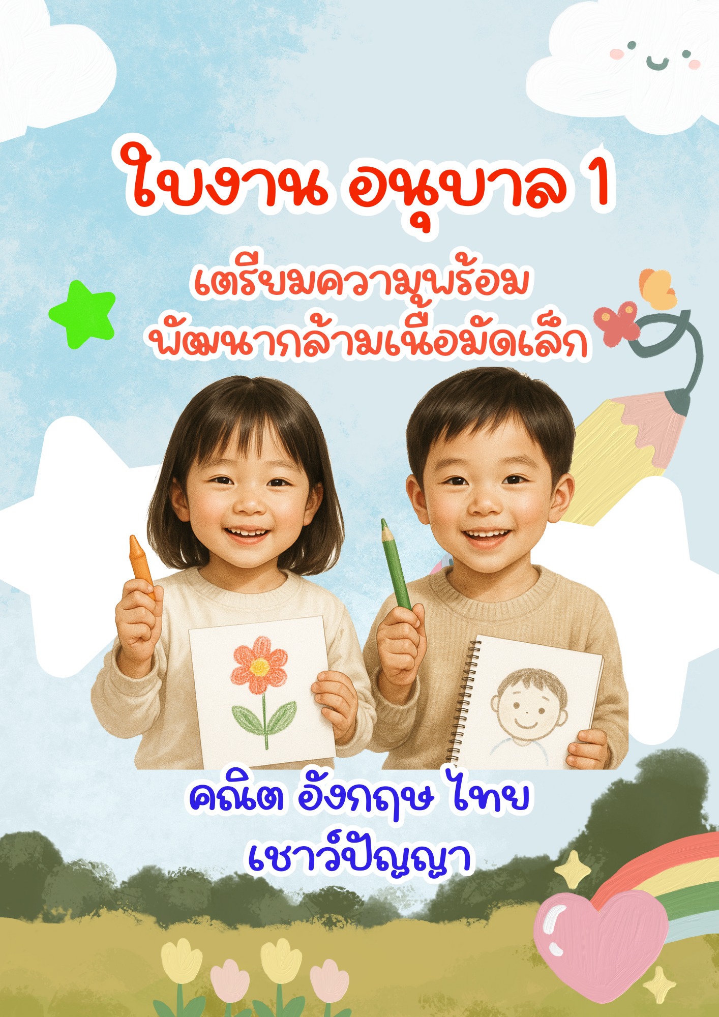 แม่วิวติวเตอร์ ใบงานแบบฝึกหัด สื่อการเรียนรู้ Facebook ad