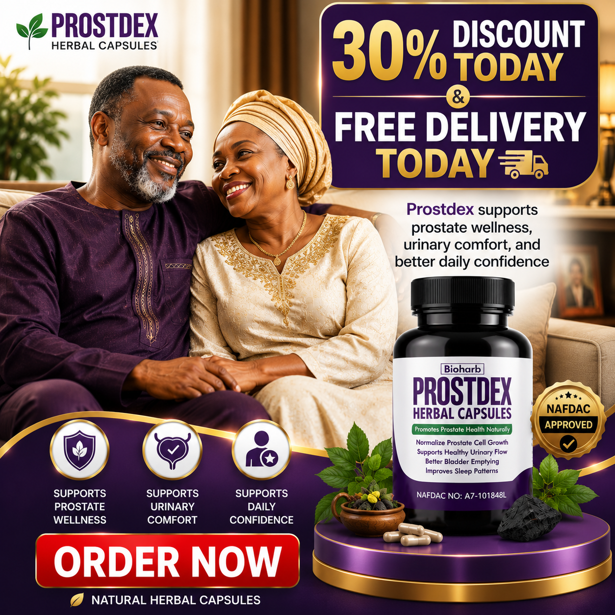 Prostdex Herbal Capsules/ Bioharb Facebook ad