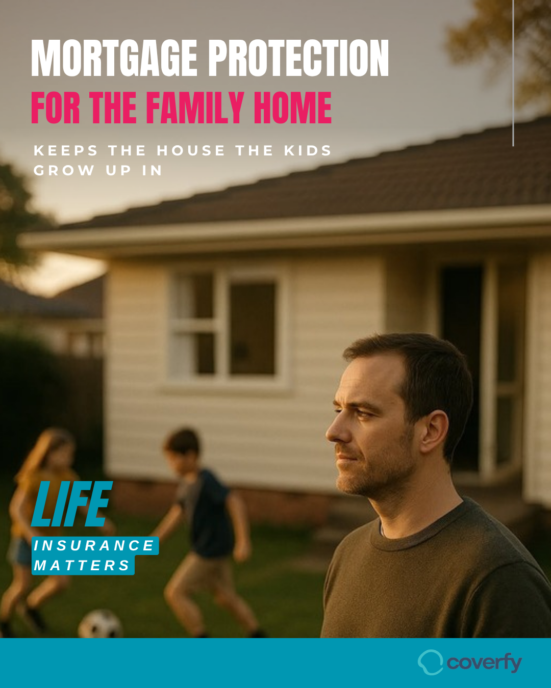 Coverfy Facebook ad: Mortgage Protection, Free Review