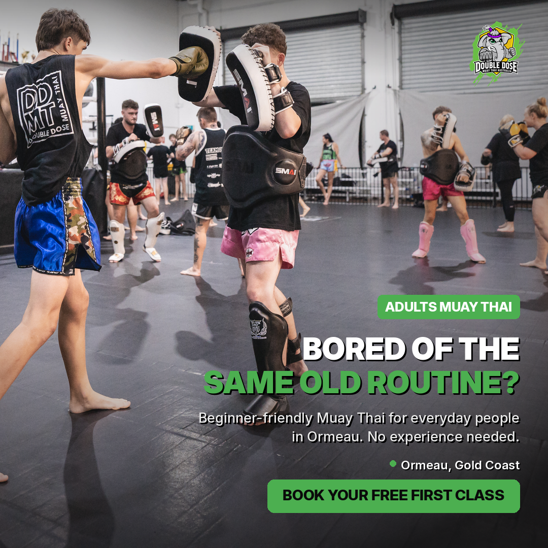 Double Dose Muay Thai Ormeau - Yokkao Training Center Facebook ad