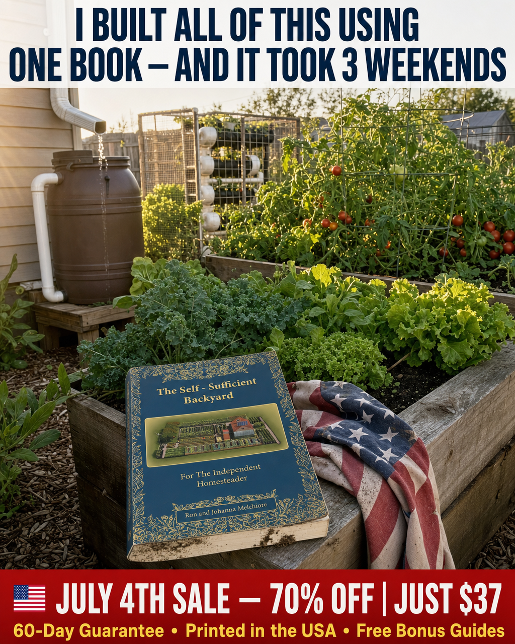 Self-Sufficient Backyard - by Ron and Johanna Facebook ad