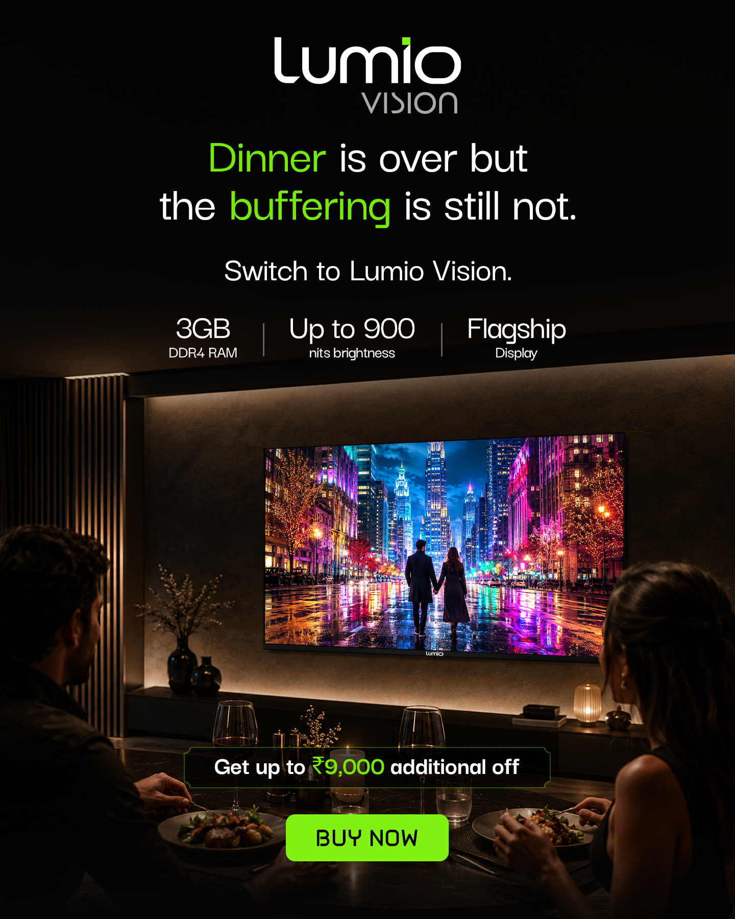 Lumio Facebook ad: Last call. India's Fastest Smart TV, at a…