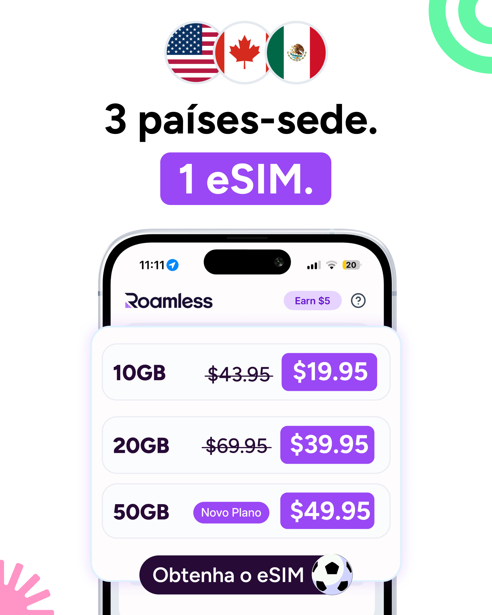 Roamless Facebook ad