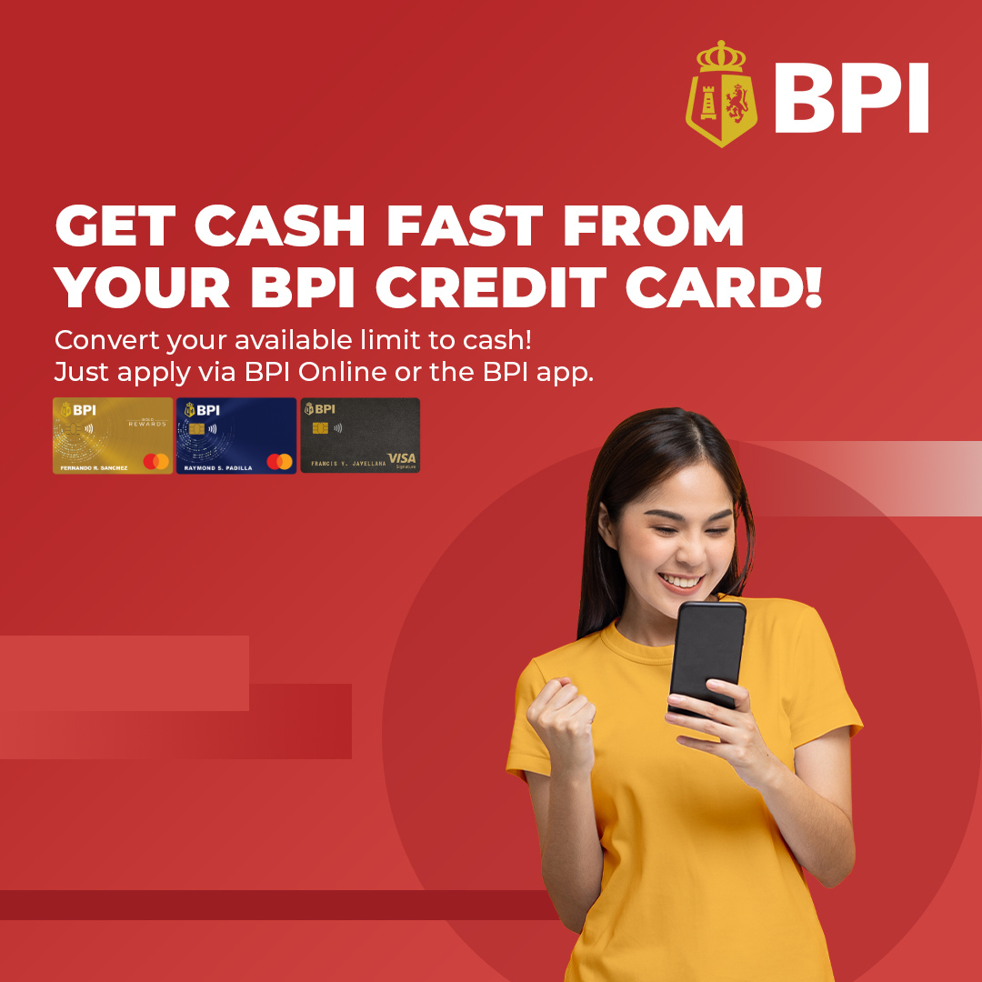 BPI Facebook ad: You can now convert your credit limit to…