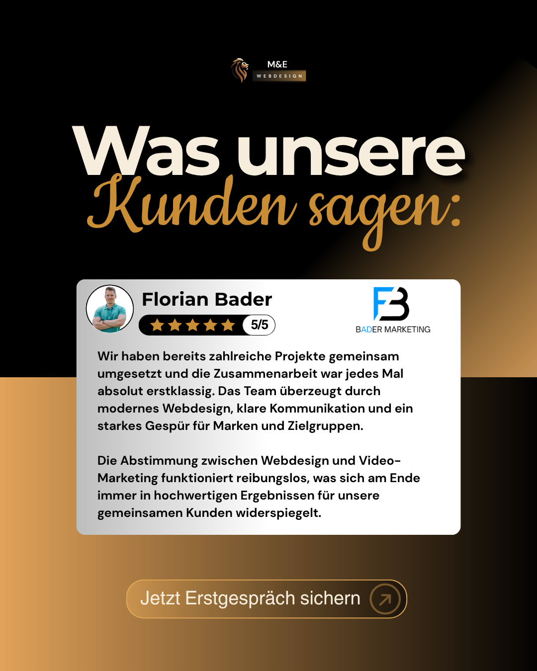 Eray Eroglu - M&E Webdesign Facebook ad
