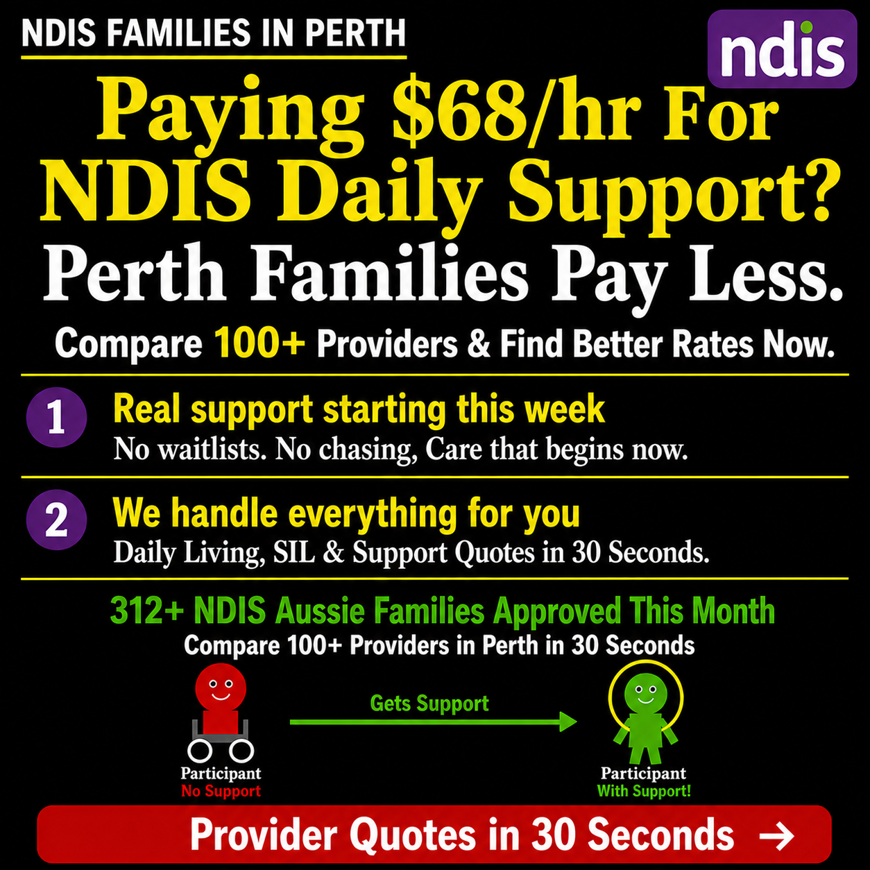 Simply Supported Facebook ad