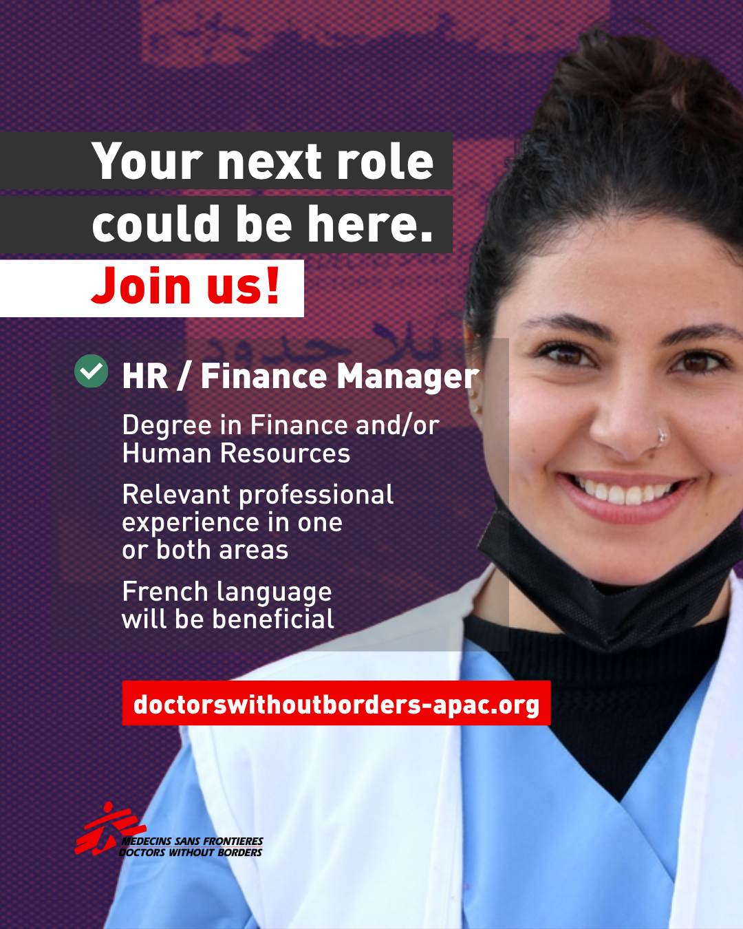 Doctors Without Borders / Médecins Sans Frontières (MSF) Facebook ad