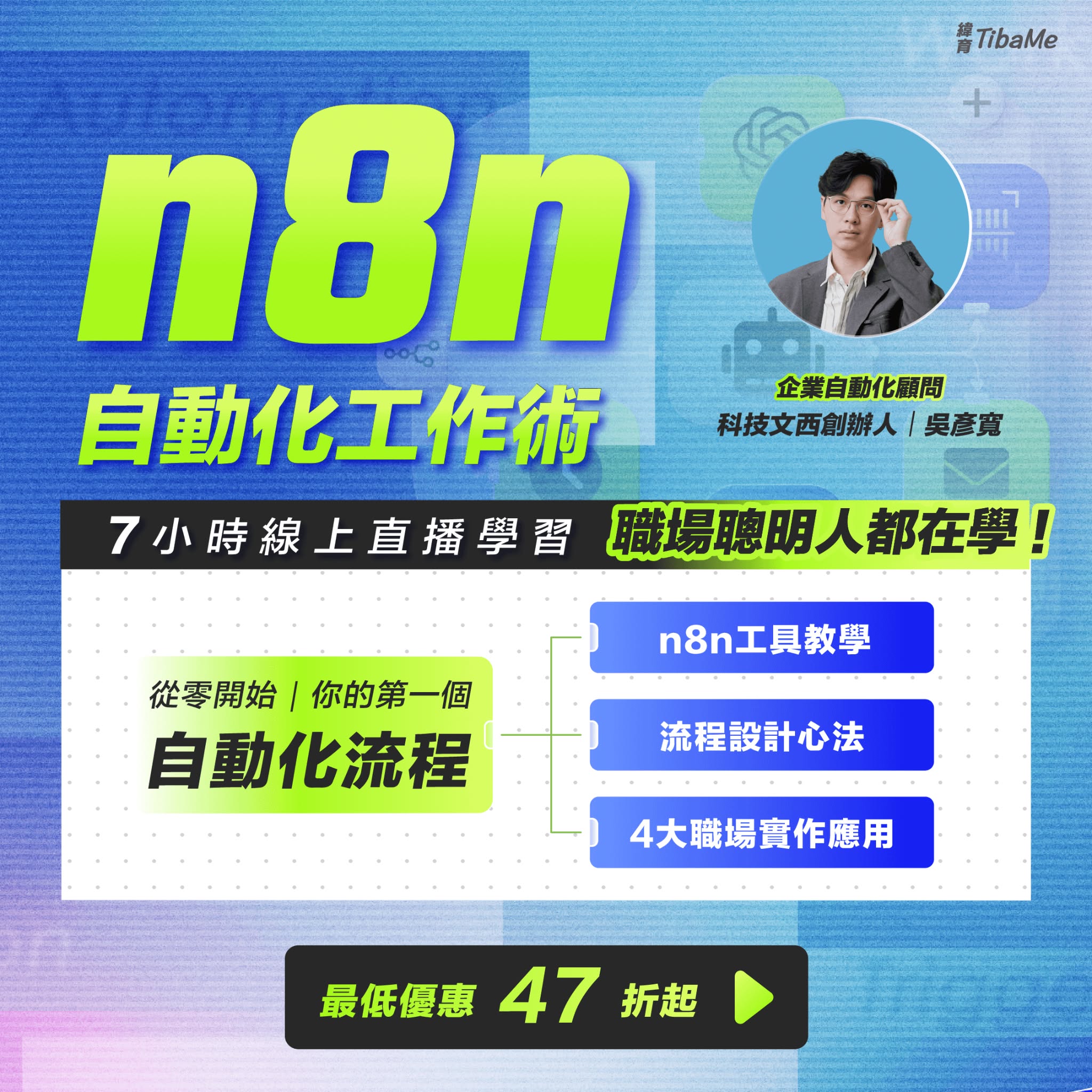 緯育TibaMe Facebook ad