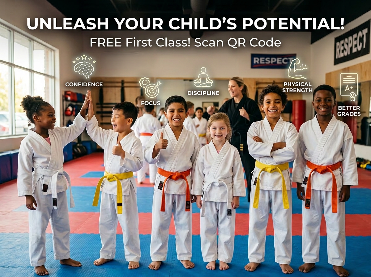 JK Taekwondo Academy Lemoyne PA Facebook ad: 2WEEKS OF TRIAL CLASSES WITH FREE UNIFORM _ ONLY $49 *FREE…