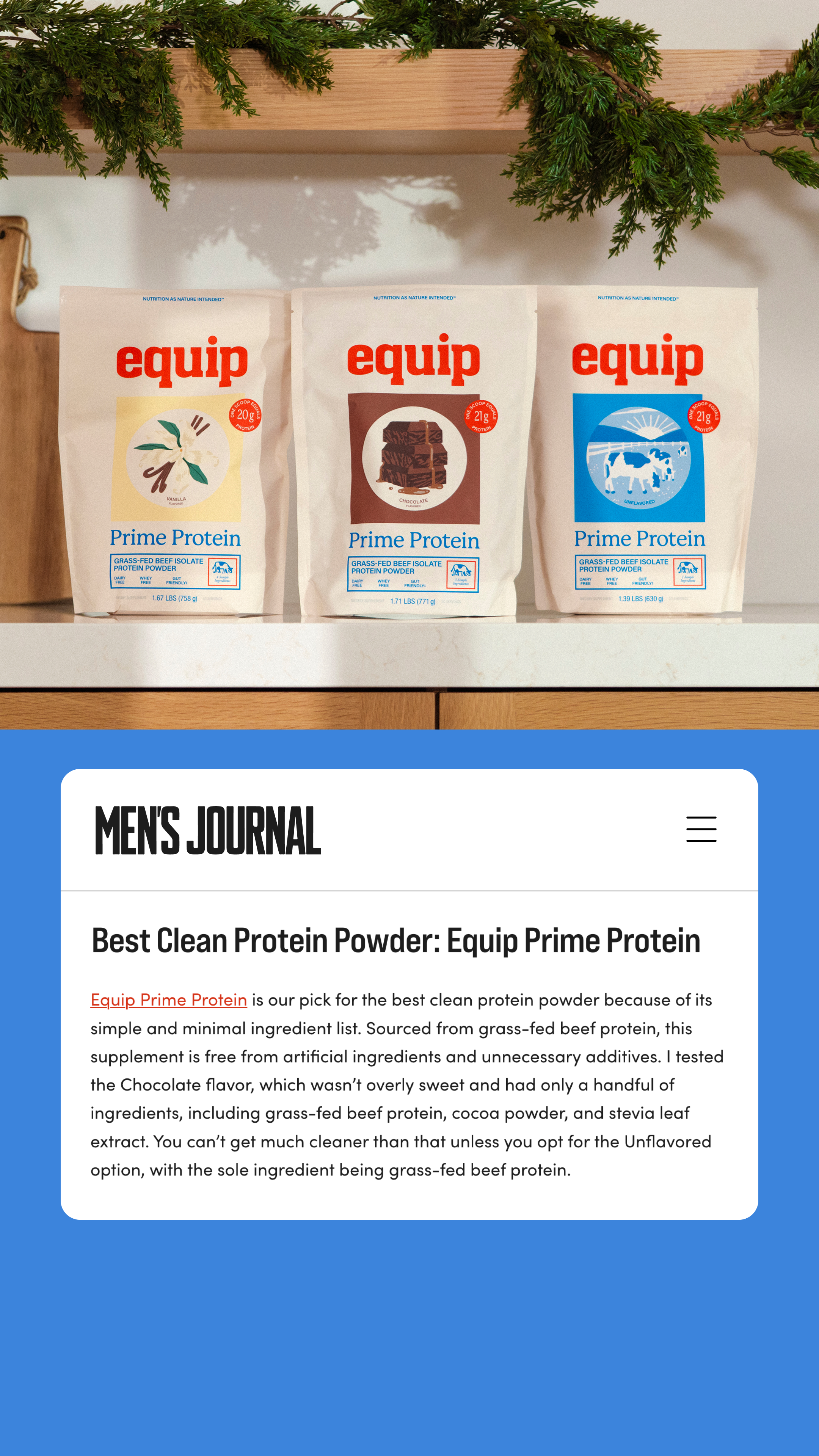 Equip Facebook ad