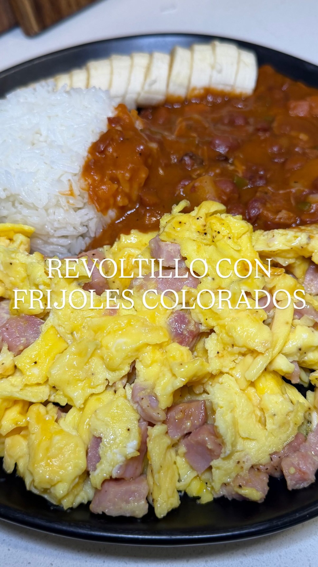 GoodCook Facebook ad: Revoltillo con Frijoles Colorados y Platanito (Scrambled…